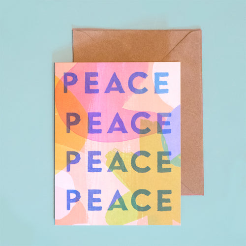 peace cards, holiday cards, printed cards, recycled cards